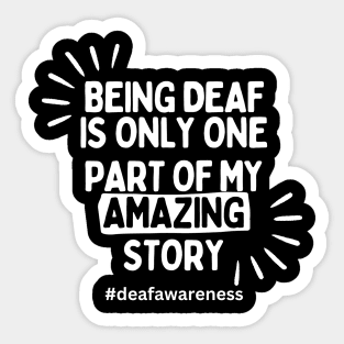 Deaf Awareness Sticker